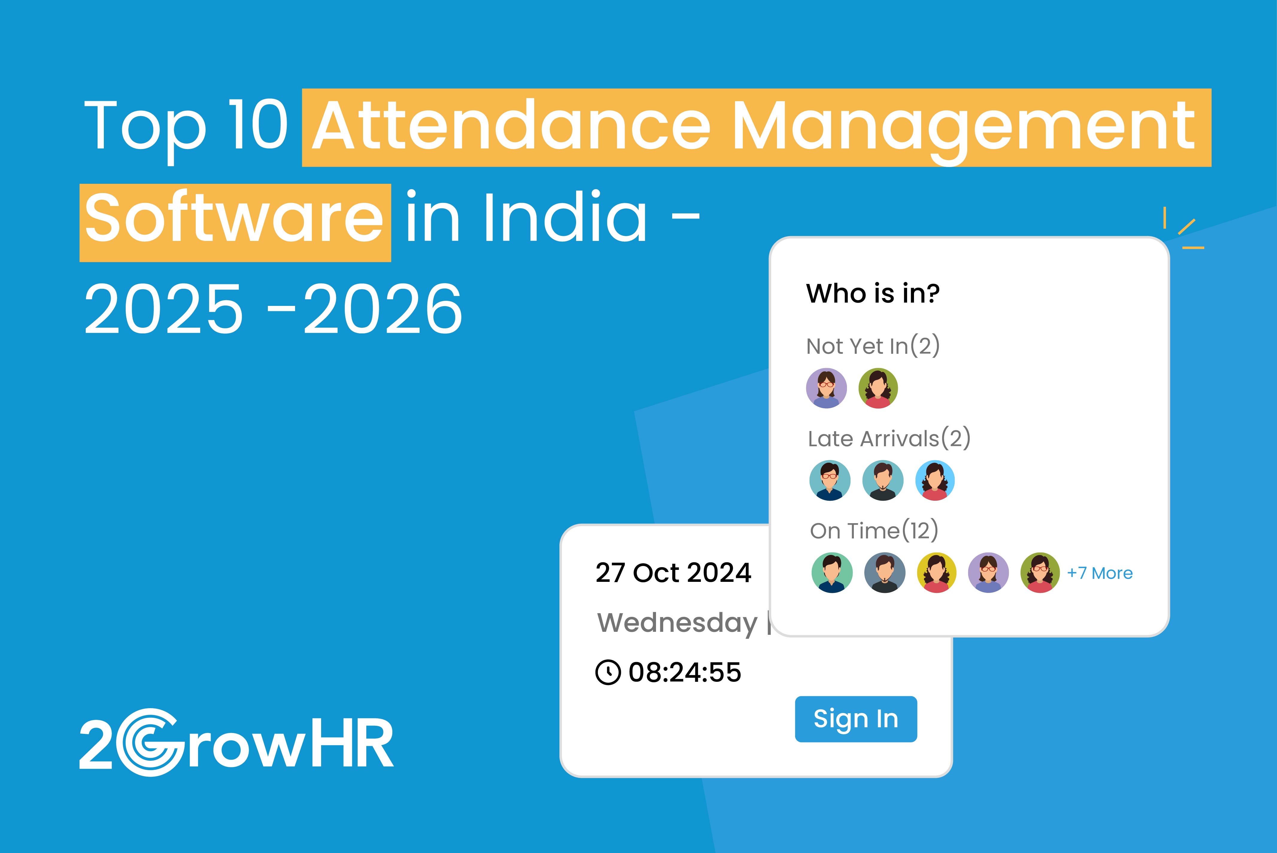 Top 10 Attendance Management Software in India